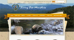 Desktop Screenshot of livingfreehealingministries.com