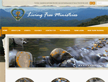 Tablet Screenshot of livingfreehealingministries.com